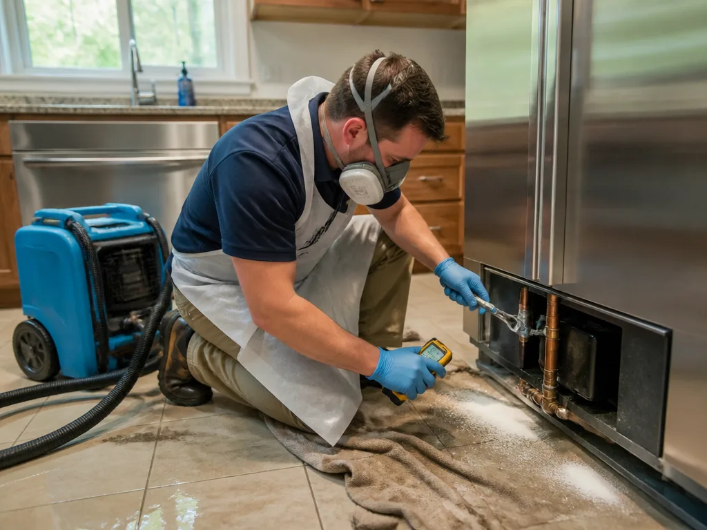 Appliance Leak Cleanup