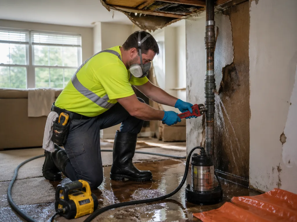 Burst Pipe Cleanup
